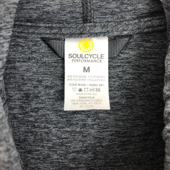 SOULCYCLE grey sweatin in the dark hoodie - Picture 5 of 5